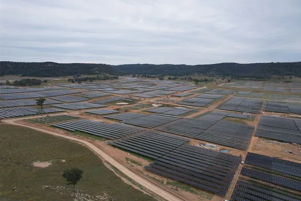 Wollar Solar farm substation